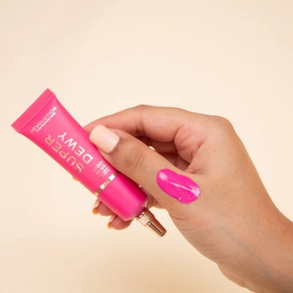 Revolution Beauty, Superdewy Liquid Blush, Richly Pigmented & Buildable, Blendable Formula, You Had Me At First Blush, 0.5 Fl. Oz. - Image 6