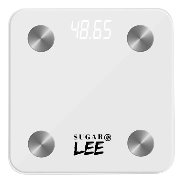 SugarLee Smart Body Fat Scale, Digital Bathroom Scale for Body Weight, Smart Scale with Precise and Clear Large LCD Display, 6mm Tempered Glass, 500 LBS - Image 2