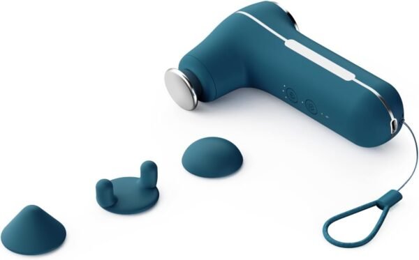 MyoLite Percussion Massage Gun - Deep Tissue Muscle Relief, Quiet & Portable, Cordless with 4 Attachments and Travel Case (Nobol Blue) - Image 2