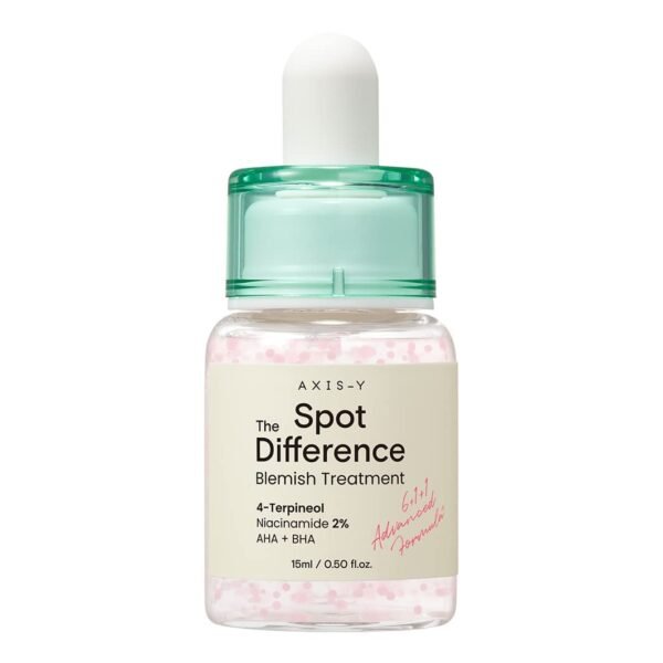 AXIS-Y Spot The Difference Blemish Spot Treatment - 4-Terpineol 2% Niacinamide AHA BHA Soothes Breakouts & Skin Barrier Repair - Vegan Korean Skin Care Face Serum for All Skin Types - 0.50 fl. oz. - Image 2