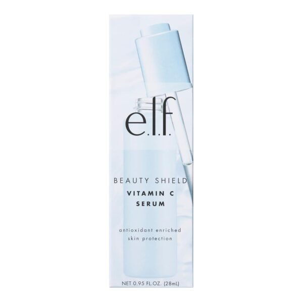 e.l.f. Cosmetics Beauty Shield Vitamin C Pollution Prevention Serum, White, 0.95 Fl Oz (Pack of 1) - Image 4