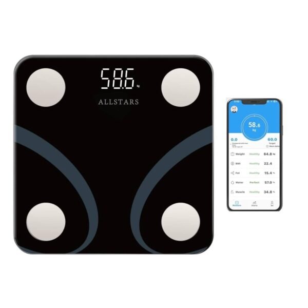 Smart Weight Scale, Monitors 12 Body Metrics Including BMI and Body Fat with Smart Phone APP, 396 Lbs, Black - Image 7