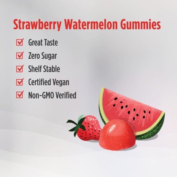 Nordic Naturals Zero Sugar Kids Probiotic Gummies - Strawberry Watermelon Flavor - 30 Gummies - Supports Digestive Wellness & Immune Health - Non-GMO - Third Party Tested - Vegan - 30 Servings - Image 7