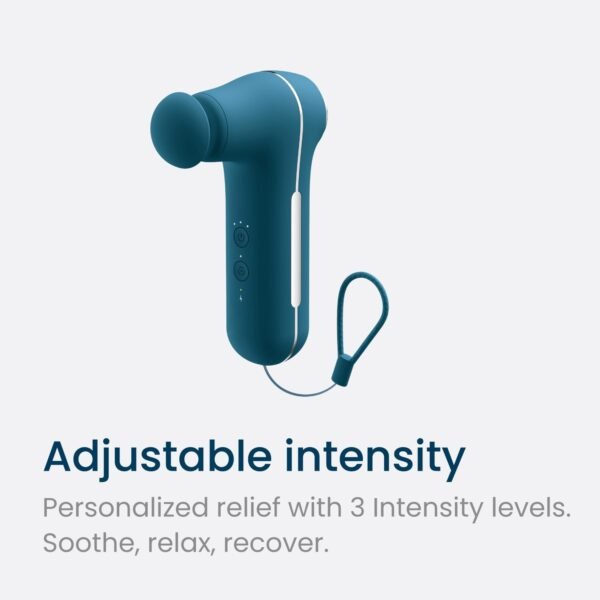 MyoLite Percussion Massage Gun - Deep Tissue Muscle Relief, Quiet & Portable, Cordless with 4 Attachments and Travel Case (Nobol Blue) - Image 3