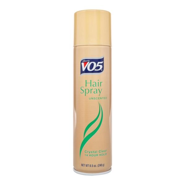 Alberto VO5 Crystal Clear Unscented Hair Spray - Volumizing Hair Spray for Styling - Frizz and Humidity Control - Clear Spray Formula - 8.5 oz - Image 2