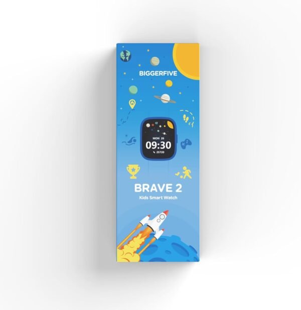 BIGGERFIVE Smart Watch for Kids, 1.8" Fitness Tracker Watch Pedometer, Heart Rate, IP68 Waterproof, Sleep Monitor, Calorie Step Counter, Puzzle Game with/Without APP for Girls Boys Teens 5-16, Nylon - Image 9