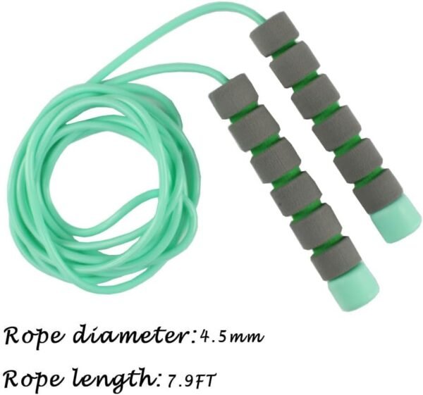 Adjustable Soft Skipping Rope with Skin-Friendly Foam Handles for Kids, Children, Students and Adults, Fitness Jump Rope For Outdoor, Party Favor, Exercise Activity - Image 3