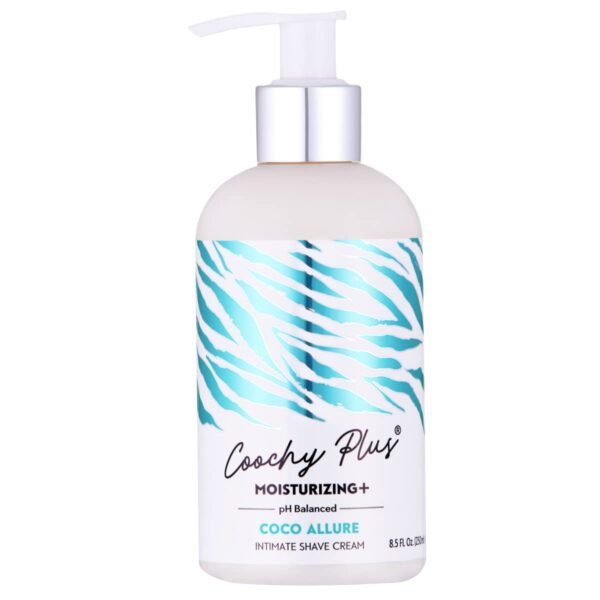 Coochy Plus Intimate Shaving Cream COCO ALLURE For Pubic, Bikini Line, Armpit and more - Rash-Free With Patent-Pending MOISTURIZING+ Formula – Prevents Razor Burns & Bumps, In-Grown Hairs, Itchiness - Image 2