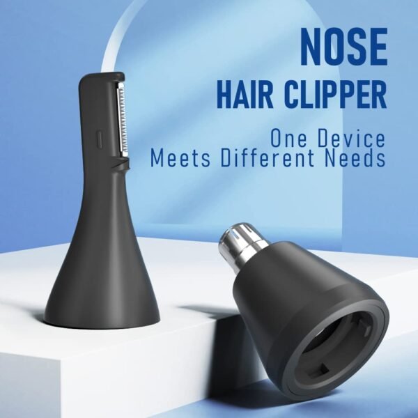 SUPRENT Rechargeable USB-C Nose Trimmer - Nose Ear Hair Trimmer for Men with IPX7 Waterproof Wet/Dry- Precision & Painless Eyebrow & Facial Hair Trimmer Kit (New Version) - Image 6