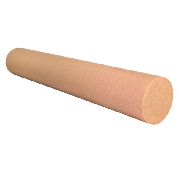CanDo Beige PE Foam Rollers for Muscle Restoration, Massage Therapy, Sport Recovery and Physical Therapy 6" x 36" Round - Image 2