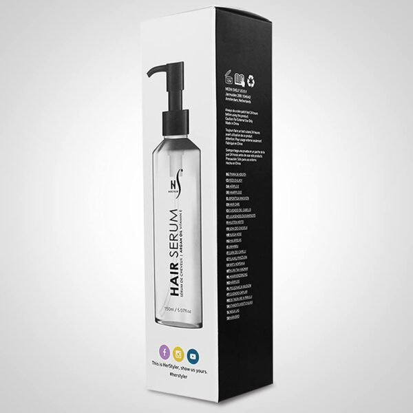 HerStyler Argan Oil Serum for Hair - New Packaging - Hair Serum for Dry Damaged Hair - Anti Frizz Hair Serum - 5.07 Fl Oz / 150 Ml - Image 8