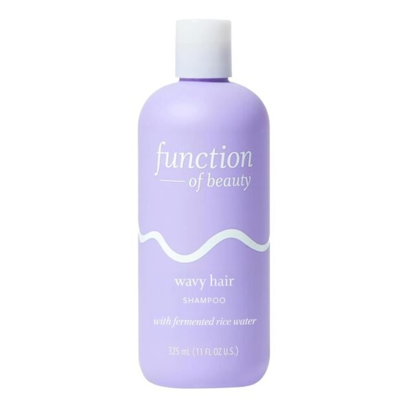 FUNCTION OF BEAUTY Wavy Hair Shampoo, 11 oz - Formulated with Fermented Rice Water to Strengthen and Promote Elasticity, Sulfate Free, Customizable Haircare - Image 2