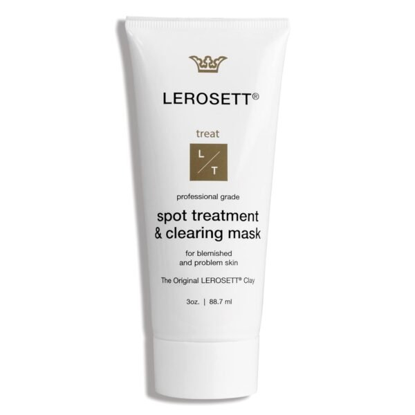 LEROSETT Facial Clay for Acne, Spot Treatment & Clay Mask, For Oily & Congested Skin, Reduces Blemishes, Blackheads & Pimples, Removes Ingrown Hairs, Tighten Pores, Vegan, 650+ Uses - Image 2