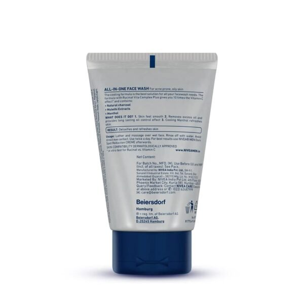 Nivea Men All In 1 Face Wash 100Ml by Nivea - Image 7