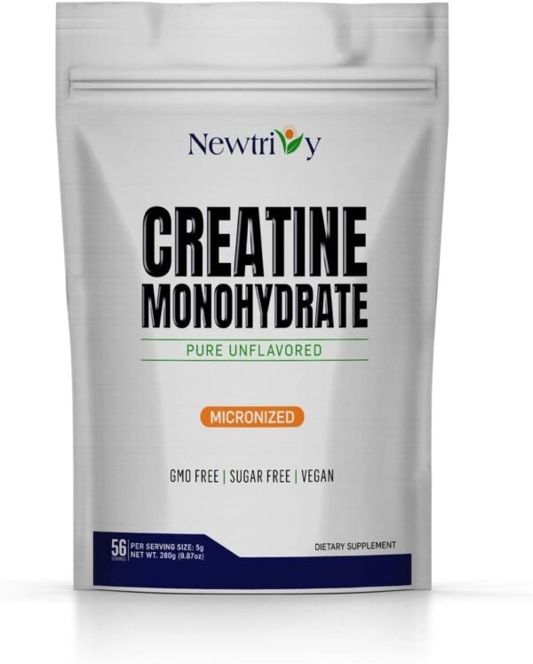 Creatine Monohydrate,Micronized, Pure,Unflavored,280g (9.8oz) - Image 2