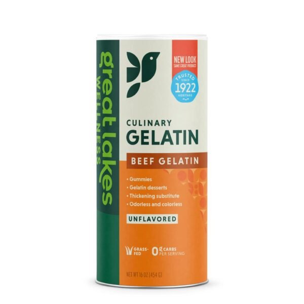 Great Lakes Wellness Collagen Peptides Powder for Skin, Hair, Nails, Joints & Digestion - Unflavored - Quick Dissolve Hydrolyzed, Non-GMO, Keto, Kosher - 16 oz - 2 Pack - Packaging May Vary - Image 5