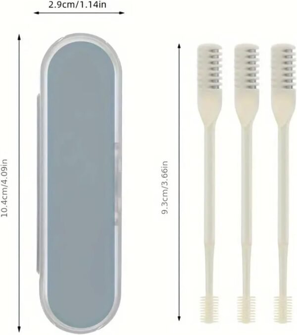 Nasal Hair Cutter, Double Sided Nose Hair Knife, 360° Nostril Hair Remover Tool, Nose Hair Trimmer for Men Women, with Soft Cleaning Brush - Image 6