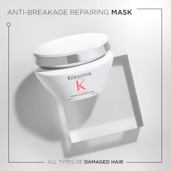 Kerastase Premiere Hair Repair Mask - Intense Hydration & Strengthening, For Breakage & All Damaged Hair Types, Anti-Frizz & Smoothing - Image 3