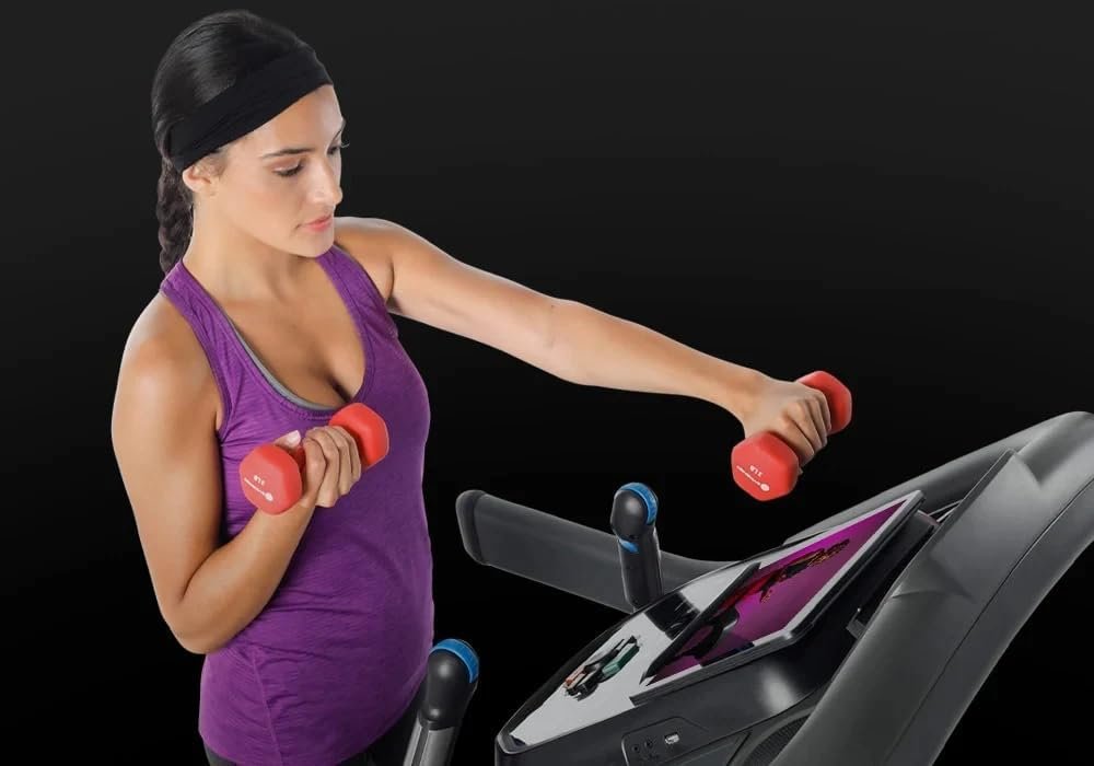 Horizon Fitness 7.4 at Studio Series Smart Treadmill with Bluetooth and Incline, Heavy Duty Folding Treadmill 350 lbs Weight Capacity, Pro Running Machine for Home Exercise and Running with Apps - Image 3