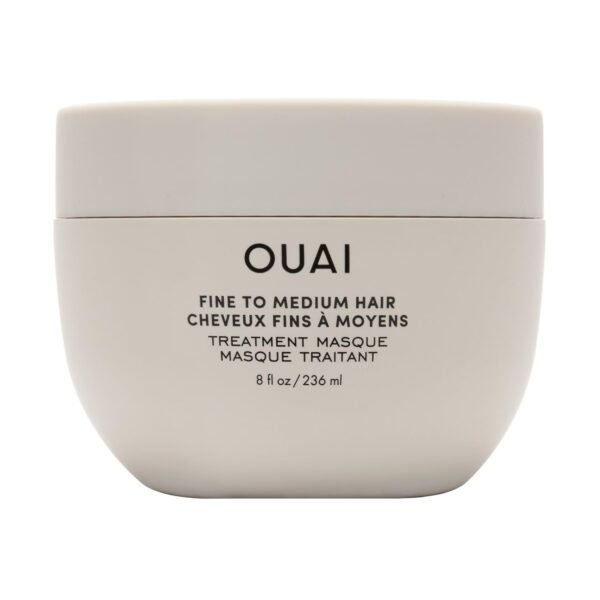 OUAI Fine to Medium Hair Treatment Masque - Hair Mask for Hair Repair, Hydration and Shine - With Shea Butter, Keratin and Panthenol - Paraben, Phthalate and Sulfate Free Hair Care (8 Fl Oz) - Image 2
