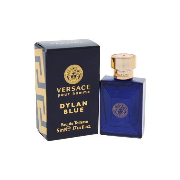 Versace Dylan Blue Mini Eau de Toilette Splash for Men, 0.17 Ounce - Image 3
