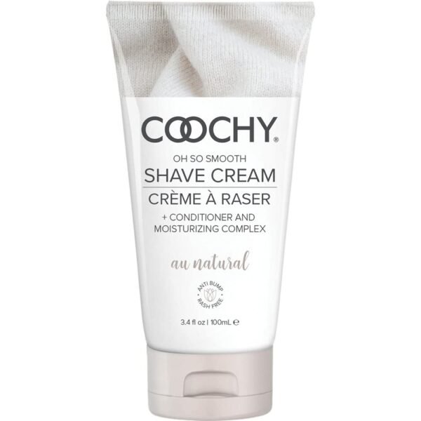 Coochy Intimate Shaving Cream | Shave Conditioner & Moisturizer for Face & Body | Ideal for Sensitive Skin Care, Anti-Bump | Au Natural, 3.4 oz - Image 2