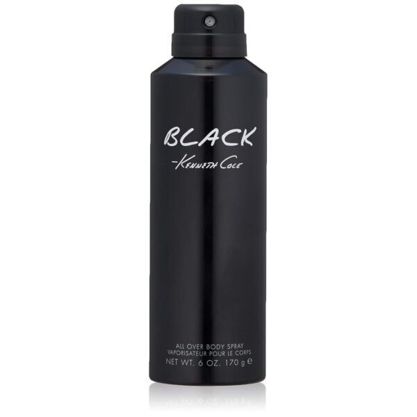 Kenneth Cole Black Body Spray for Men, 6.0 Fl Oz - Image 2