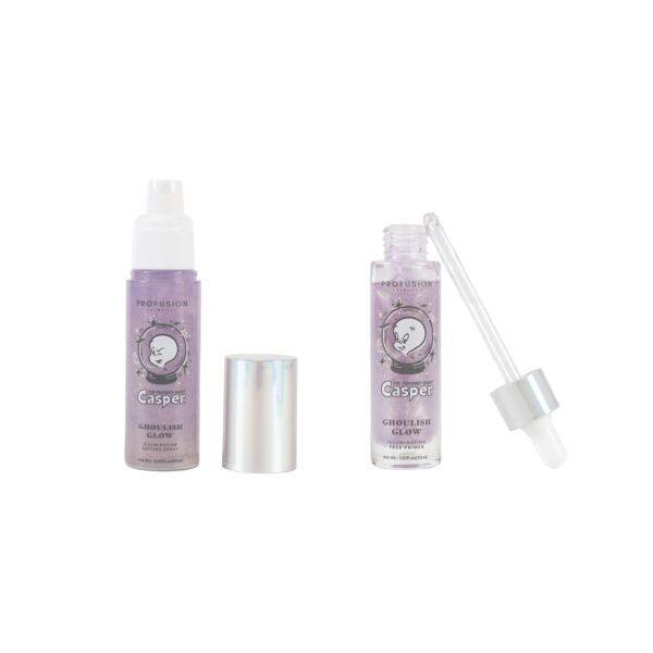 Profusion Cosmetics Ghoulish Glow Illuminating Face Primer Moisturizing and Refreshing Long Lasting Makeup Setting Spray, Natural Look With Advanced Glowing Skin - Image 3