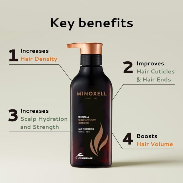 Soybean & Biotin Shampoo for hair growth｜korean shampoo for thinning hair, Dandruff Control, Oily Roots, Hair loss, Volume Boost and Strengthening & Repair (13.52 fl oz) - Image 3