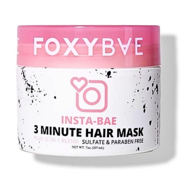 FoxyBae 3-Minute Hair Mask - with Biotin - for Dryness, Damage, Growth - Deep Conditioning, Hydrating, Moisturizing - Insta-Bae - 7 Fl Oz - Image 2