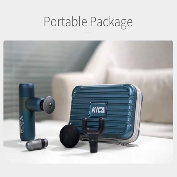 Kica Massage Gun for Athletes Portable Small-Deep Tissue for Body Arms Back Muscle Massager Relief Gem/Sports Pain Recovery,Intellengent Speed Control,Mini Pocketsize Blue - Image 9