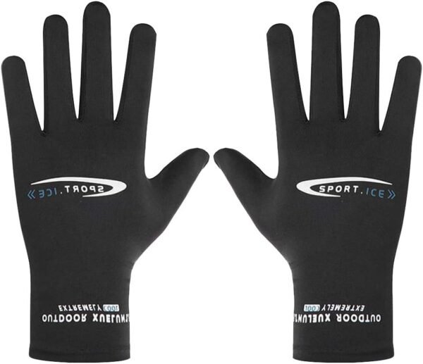 PURFUN Summer Anti-UV Sun Protection Driving Gloves Men Women Thin Breathable High Elastic Cycling Gloves Non-Slip Sports Full Finer Gloves for Running Fishing Camping Exercise Yoga Dance - Image 3