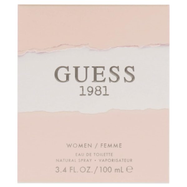 Guess 1981 Eau De Toilette Perfume Spray for Women, 3.4 Fl. Oz. - Image 3