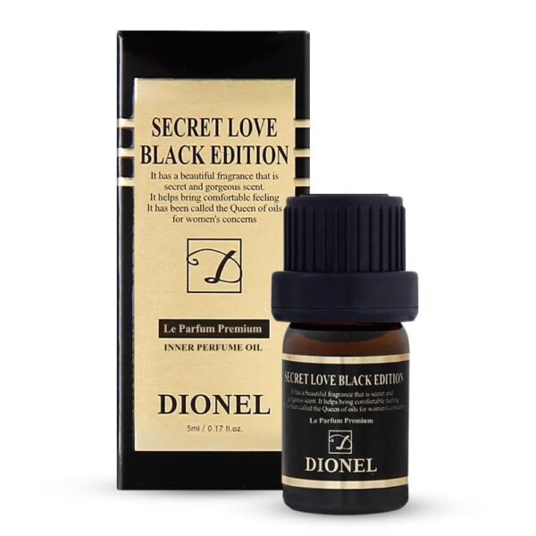 Dionel Secret Love Black Edition inner perfume fragrance oil for underwear women Long-lasting feminine romantic floral scent 5ml 0.17fl.oz - Image 2