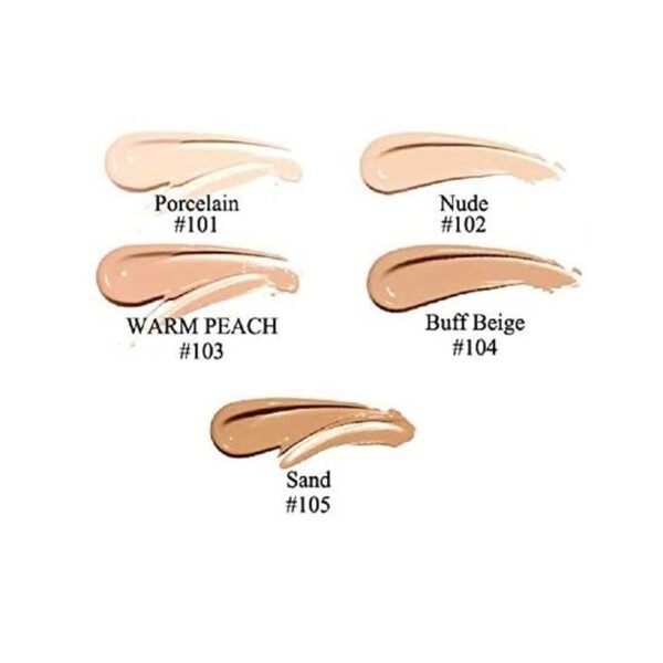PHOERA Foundation,Matte Oil Control Concealer Foundation Cream,Long Lasting Waterproof Foundation Makeup,Full Coverage Foundation (101 Porcelain) - Image 3