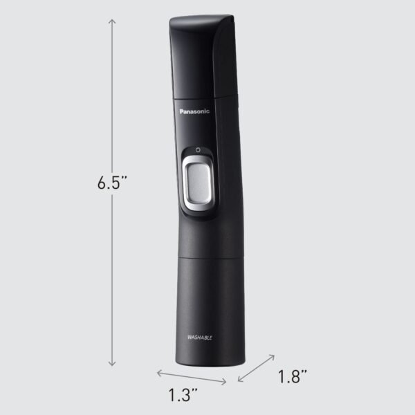 Panasonic Ear and Nose Hair Trimmer for Men with Vacuum Cleaning System, Powerful Motor and Dual-Edge Blades for Smoother Cutting, Wet/Dry – ER-GN70-K (Black) - Image 12