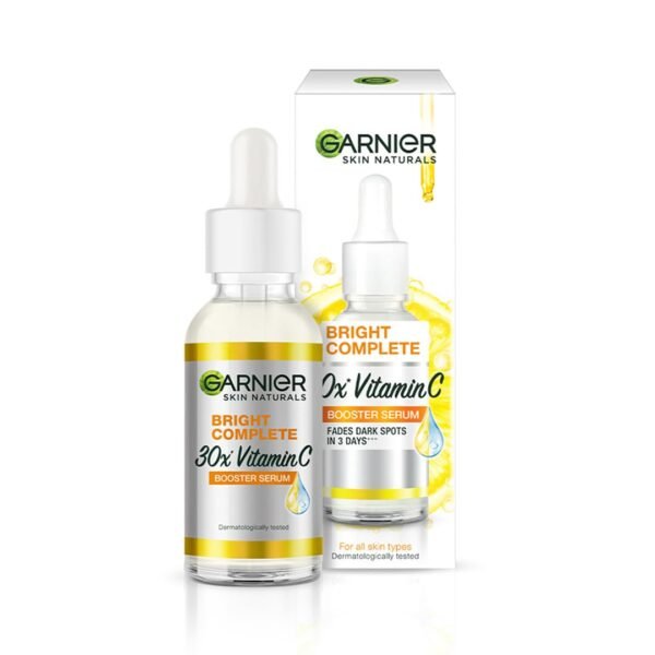 Garnier Bright Complete VITAMIN C Booster Face Serum, 30ml - Image 2