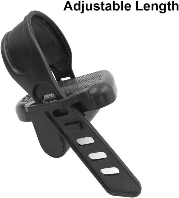 Exercise Bike Pedal Straps, Heavy Duty Adjustable Length Universal Pedal Strap Fits Most Bike Pedals Exercise Bike Bicycle Cycle for Home or Gym - Image 4