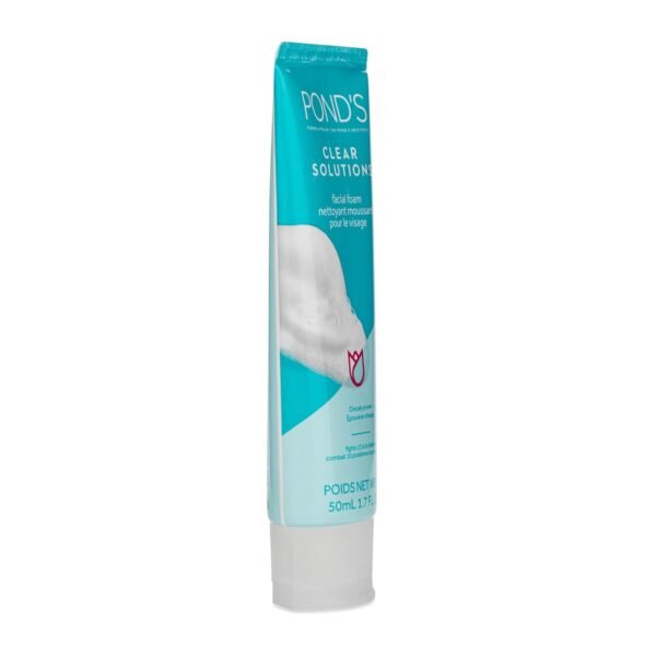 Pond's Clear Solution, Foaming Face Wash, Removes Excess Oil, Face Cleanser, 1.7 Fl Oz (Pack of 3) - Image 4