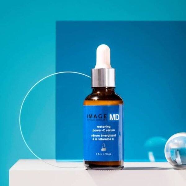 IMAGE Skincare, IMAGE MD Restoring Power-C Serum, 20% Vitamin C, Ferulic Acid Facial Serum to Reduce Pigmentation, Firm, Brighten Skin - Image 12