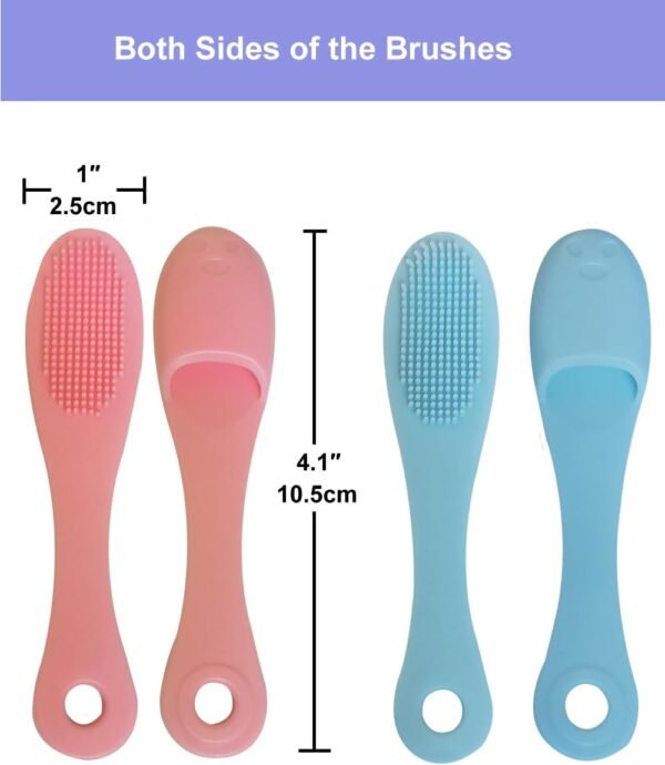 9-in-1 Face Scrubber Face Cleaning Brushes Super Soft Silicone Face Cleanser Brush and Facial Cleansing Massager Brush Face Cleansing Brush Set - Image 6