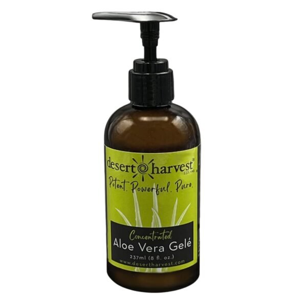 Desert Harvest Aloe Vera Gelé, Moisturizing Gel, pH-Balanced, Cold-Pressed Aloe-based Soothing & Hydrating Gel (16 oz) - Image 2