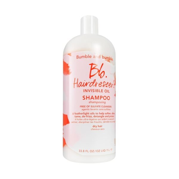 Bumble and bumble. Hairdresser's Invisible Oil Hydrating Shampoo | Hydrating, Anti Frizz, Softening, Color Safe | Curly, Wavy, Straight | With Argan Oil, Coconut Oil + Grapeseed Oil - Image 2
