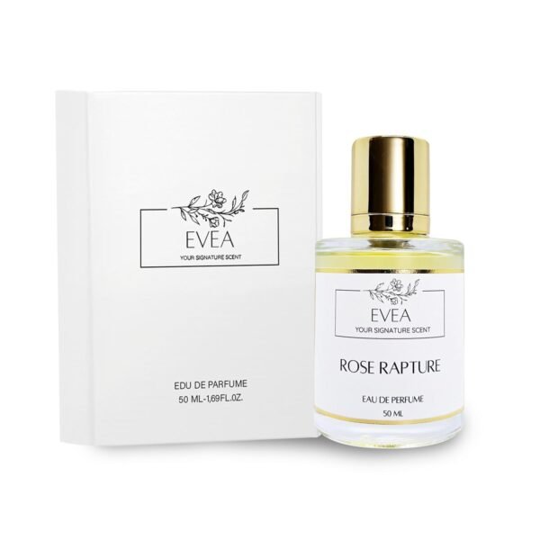 EVEA - Eau de Parfum - Rose Rapture - Inspired by Victor&Rolf's Flowerbomb' - Luxury Floral & Woody Perfume with Peony, Rose, Paraben Free, Vegan Fragrance for Women - 50ml Spray | 1.7 fl. oz - Image 6
