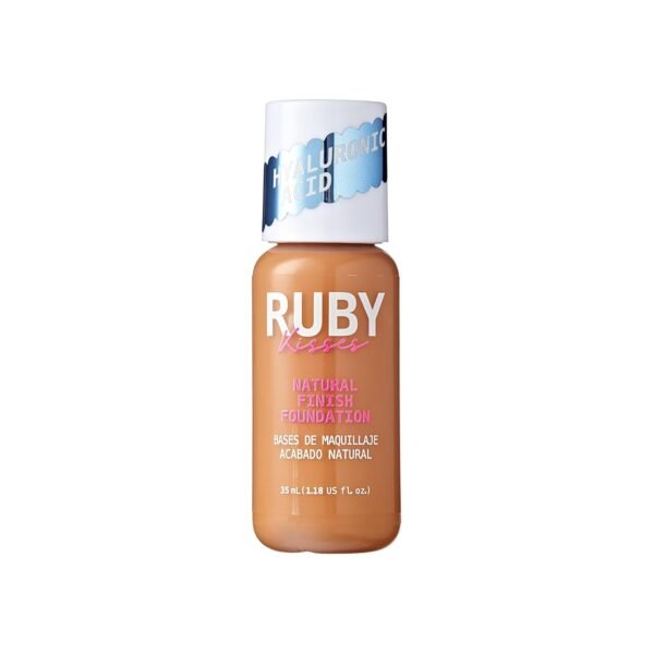 Ruby Kisses No More Blemish Liquid Foundation with Hyaluronic Acid, Blemish Control, Semi Matte Medium Coverage, Buildable Long Lasting, Lightweight - Image 2
