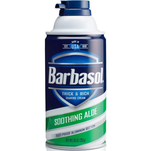 Barbasol Soothing Aloe Skin Thick And Rich Shaving Cream 10 Oz (Pack of 3) by Perio - Image 2
