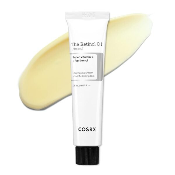 COSRX Retinol 0.1% Cream, 0.67 Oz, Anti-aging Eye & Neck Cream with Retinoid Treatment to Firm Skin, Reduce Wrinkles, Fine Lines, Signs of Aging, Gentle Daily Korean Skin Care - Image 2
