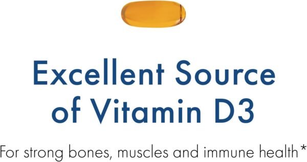 WHC, UnoCardio 1000 Fish Oil, 1300 mg of Pure Triglyceride Fish Oil with Omega-3 (1180 mg), 665 mg EPA and 445 mg DHA and 25 mcg (1000 IU) Vitamin D3 per softgel, Natural Orange, 60 softgels - Image 4