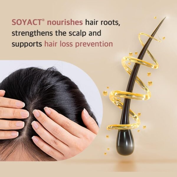 Soybean & Biotin Shampoo for hair growth｜korean shampoo for thinning hair, Dandruff Control, Oily Roots, Hair loss, Volume Boost and Strengthening & Repair (13.52 fl oz) - Image 9