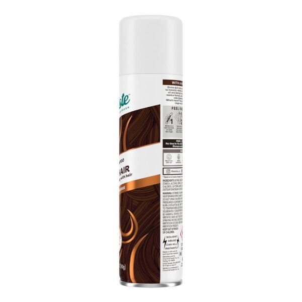 Batiste Dry Shampoo for Dark Hair, Refresh Hair and Absorb Oil Between Washes, Waterless Shampoo for Added Hair Texture and Body, 6.35 OZ Dry Shampoo Bottle - Image 14